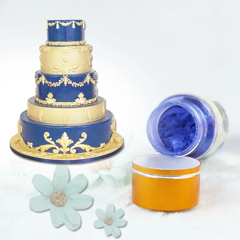 Съедобный еда порошок 10 г синий пищевой краситель для украшения выпечки и хлеб