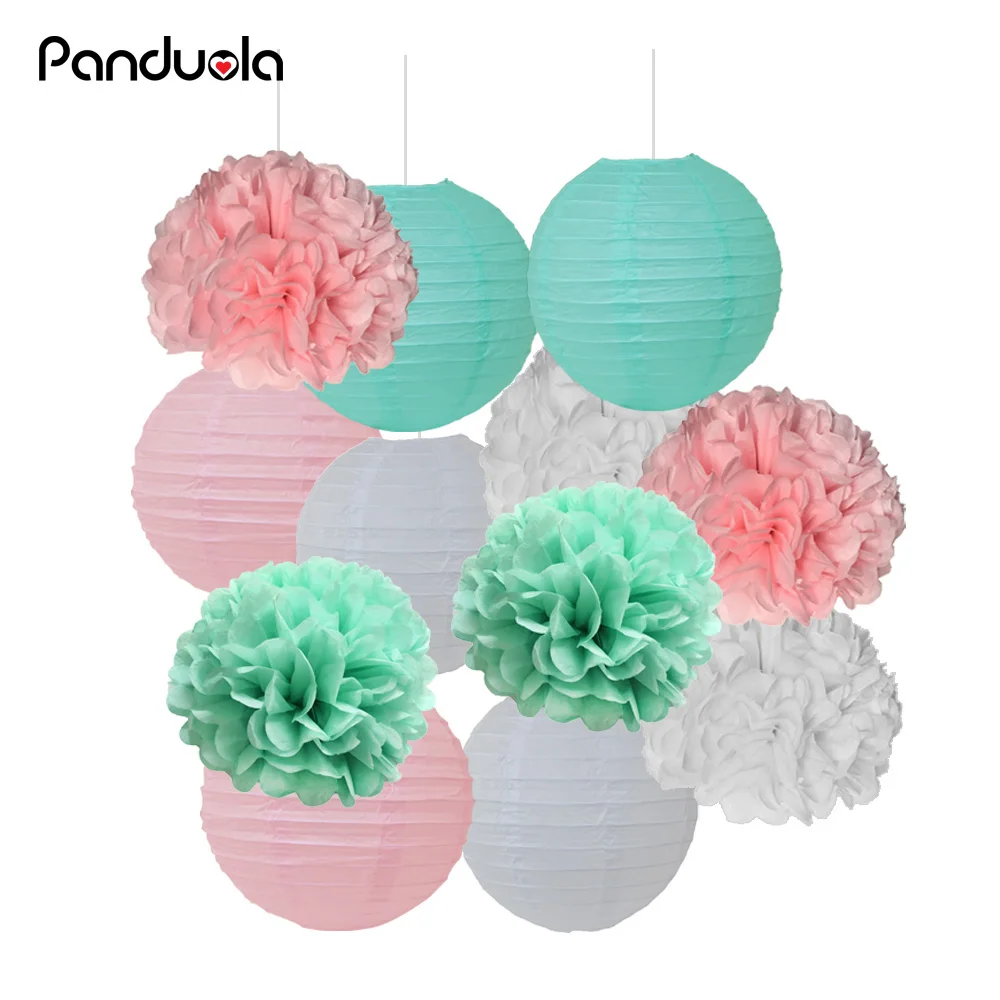 Домашний декор 5 шт. помпоны для папиросной бумаги Цветочные шары украшения