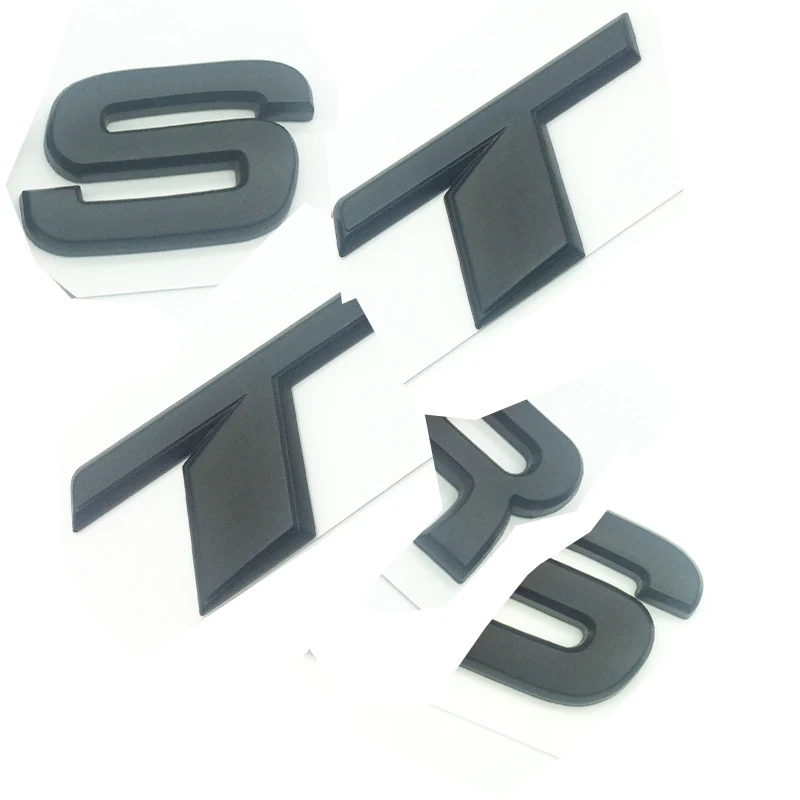 OEM ABS табличка для Audi T R S TT TTS TTRS матовая черная эмблема 3D багажник логотип значок