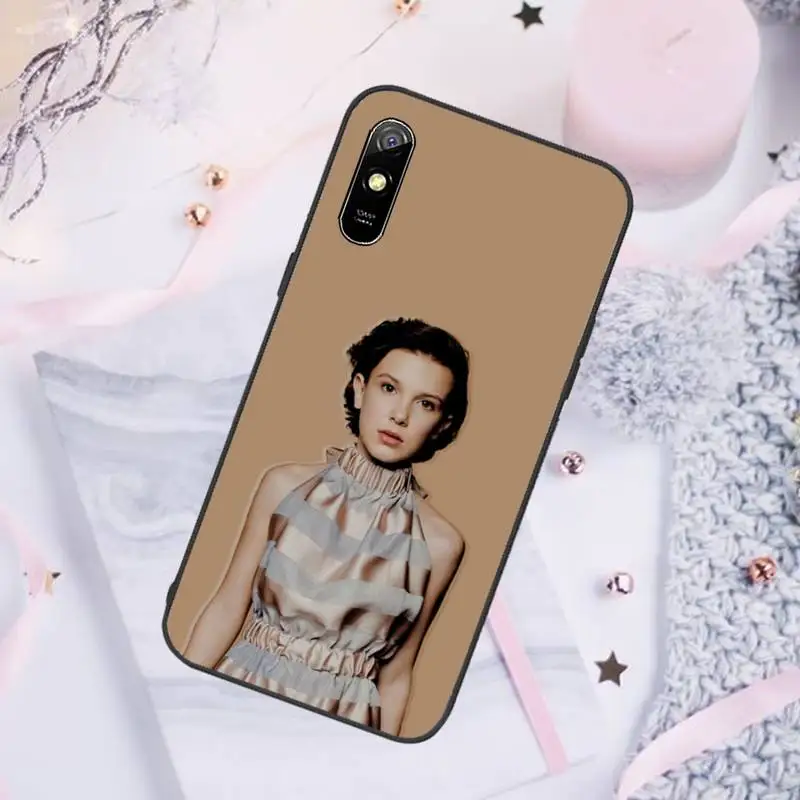 

Millie Bobby Brown Phone Cases For Xiaomi Mi Redmi Note 7 8 9 pro 8T 9T 9S 9A 10 Lite pro