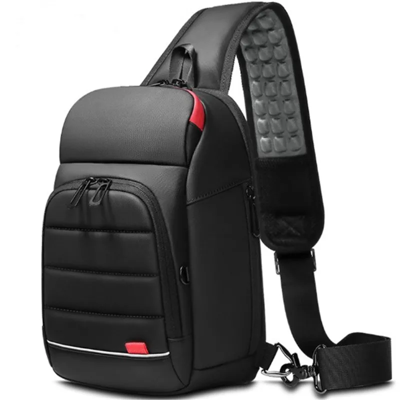 

Hot new style Male casual straddle bag large capacity multi-functional fashion trendy Male chest bag single shoulder bag