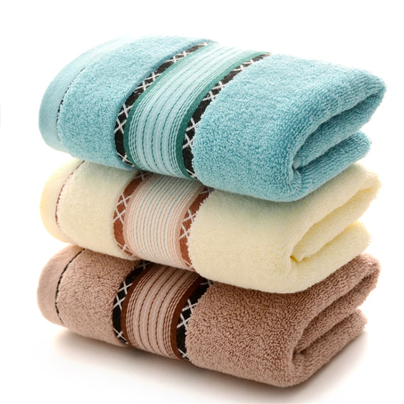 34*76 см хлопковое Впитывающее однотонное мягкое удобное высококачественное