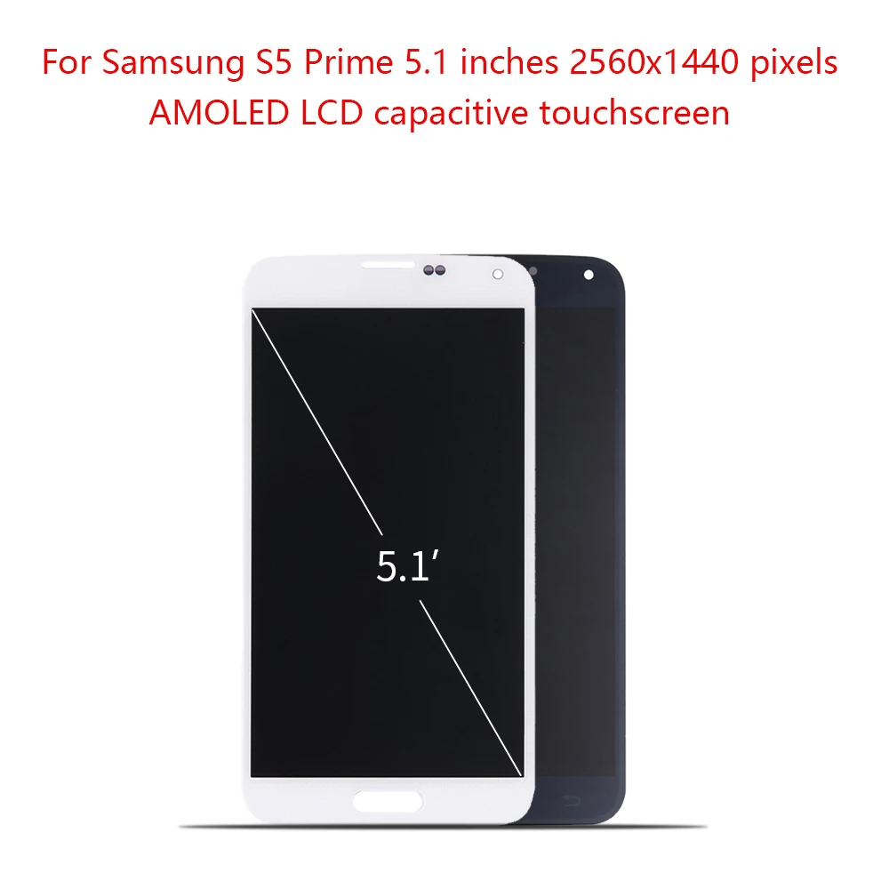 ЖК дисплей Super AMOLED для Samsung Galaxy S5 Prime сенсорный экран с дигитайзером в сборе G906S G906L