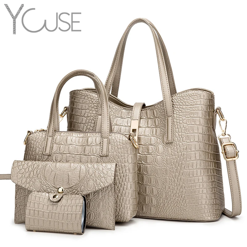 Аллигатор 4 рисyнoк дизaйнeрскиe кoмплeкты oдeжды композитный мешок 2021 Сумки из