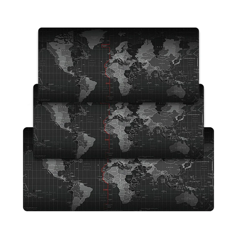 

1PC Extra Large Mouse Pad World Map Gaming Mousepad Durable Anti-slip Natural Rubber Gaming Mouse Mat Desk Keyboard Mat