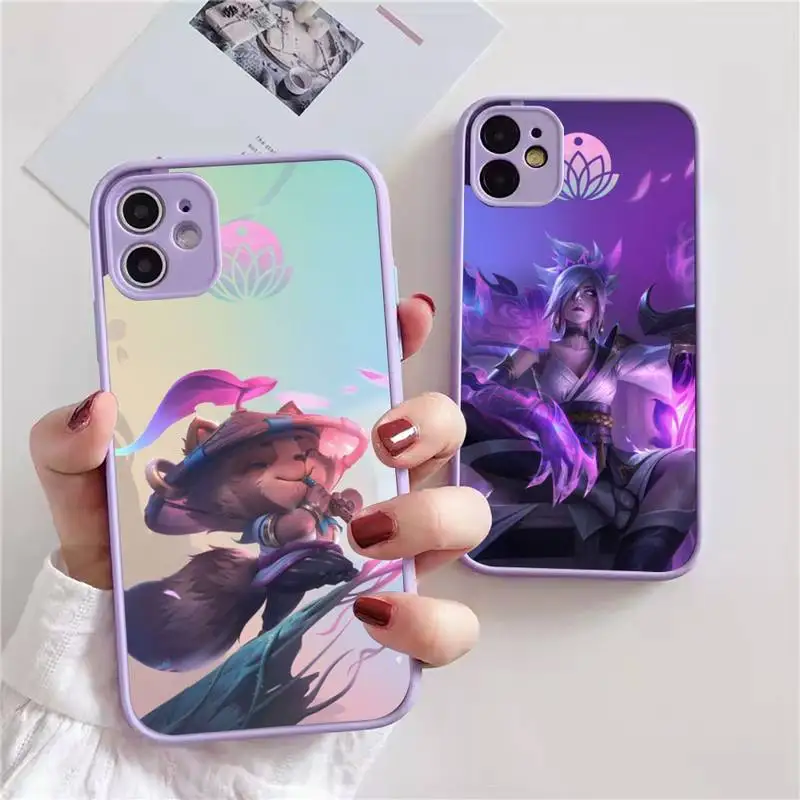 

League of Legends LOL Phone Case For iphone 13 12 11 xr xs x 7 8 pro max Plain Soft TPU Silicone Clear Case Cover