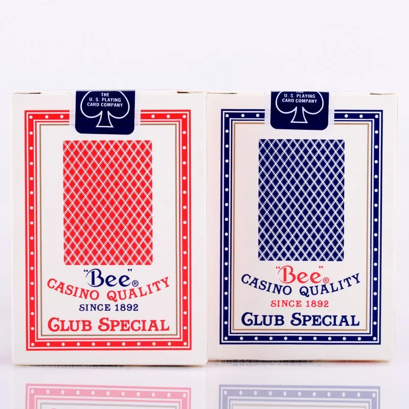 1 шт. США родная пчела колода красные или синие Волшебные Игральные Карты Покер