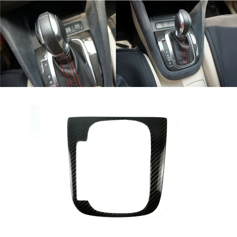 

Carbon Fiber Left Driving Gear Shift Panel Handbrake Knob Cover Cap Trim for Golf 6 MK6 2008-2012