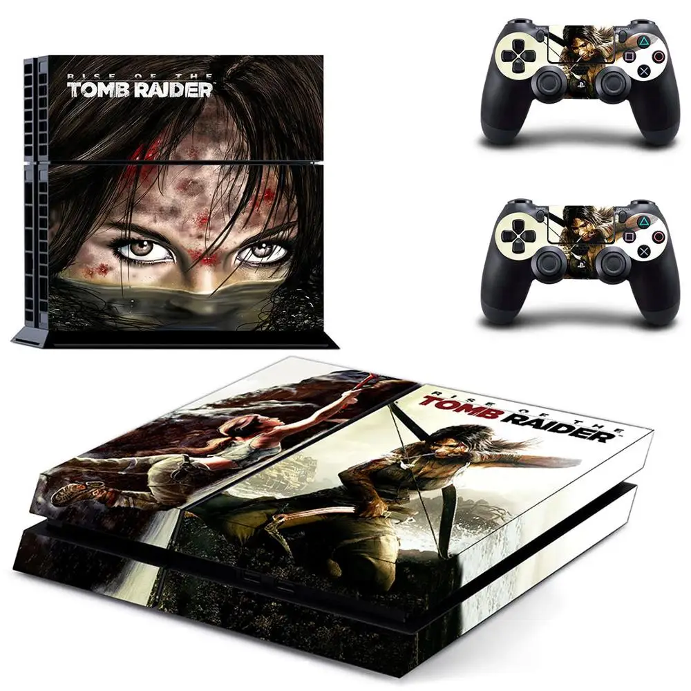 Наклейка s Rise of The Tomb Raider наклейка для PS4 PS 4 Play station Pegatinas консоли playstation и 2