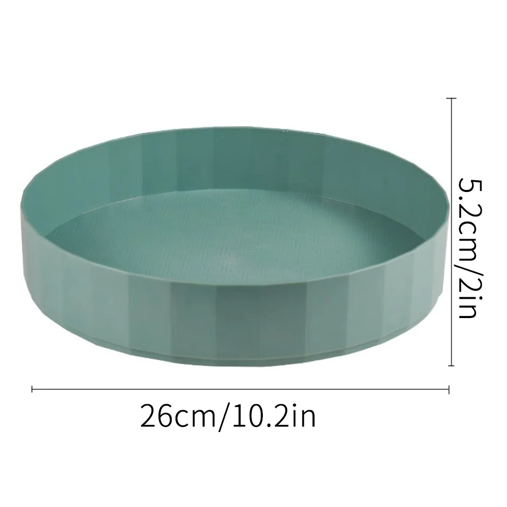 

Turntable Pantry Condiment Jar Holder Plastic Rotating Condiments Spice Organizer Storage Pantry for Kitchen Cooking Ingredients