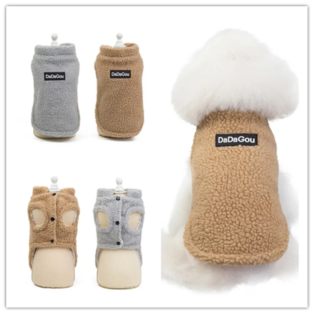 

Soft Pet Clothes Dog Jacket Warm Fleece Chihuahua Clothes Winter Pet Dog Coat Clothing for Small Medium Dogs Ropa Perro S-XXL
