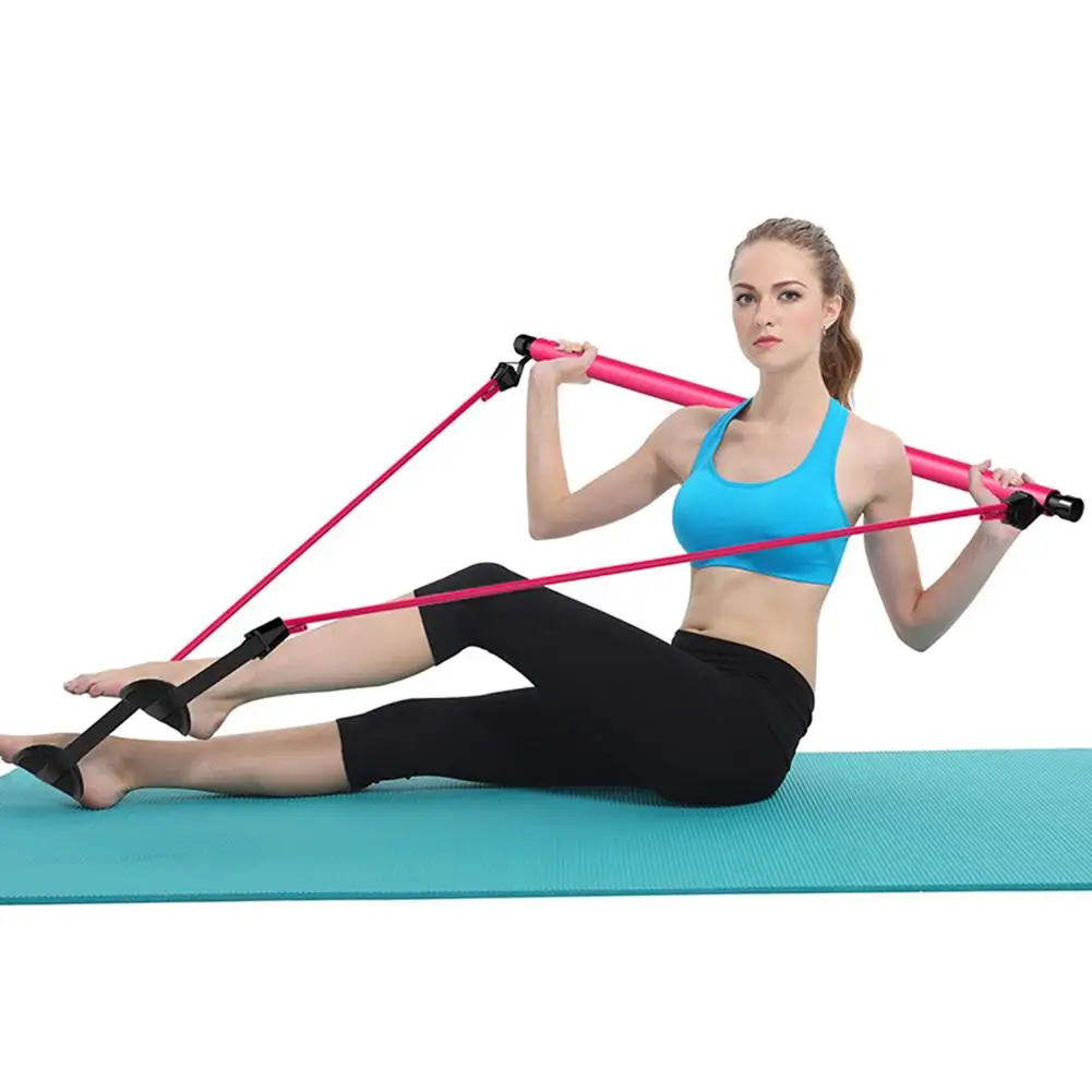 Эластичные ленты для занятий йогой и фитнесом спортивные тренировочные