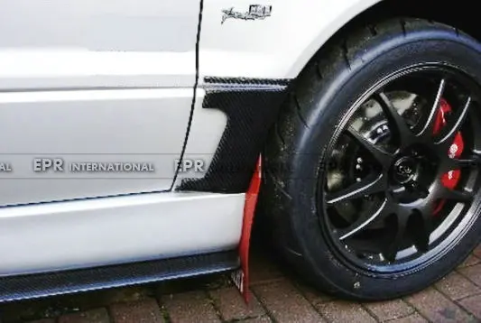 Автомобильный Стайлинг для Mitsubishi Evolution EVO 7 8 9 VRS углеродное волокно переднее крыло
