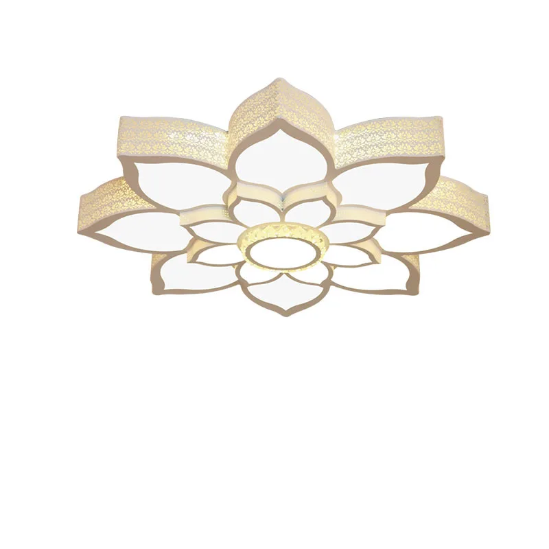 Светодиодный потолочный светильник Lotus Crystal для гостиной современные