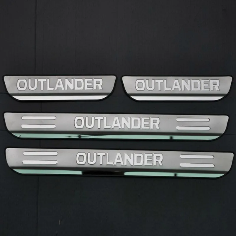 Стайлинг автомобиля высококачественные накладки на порог из нержавеющей стали