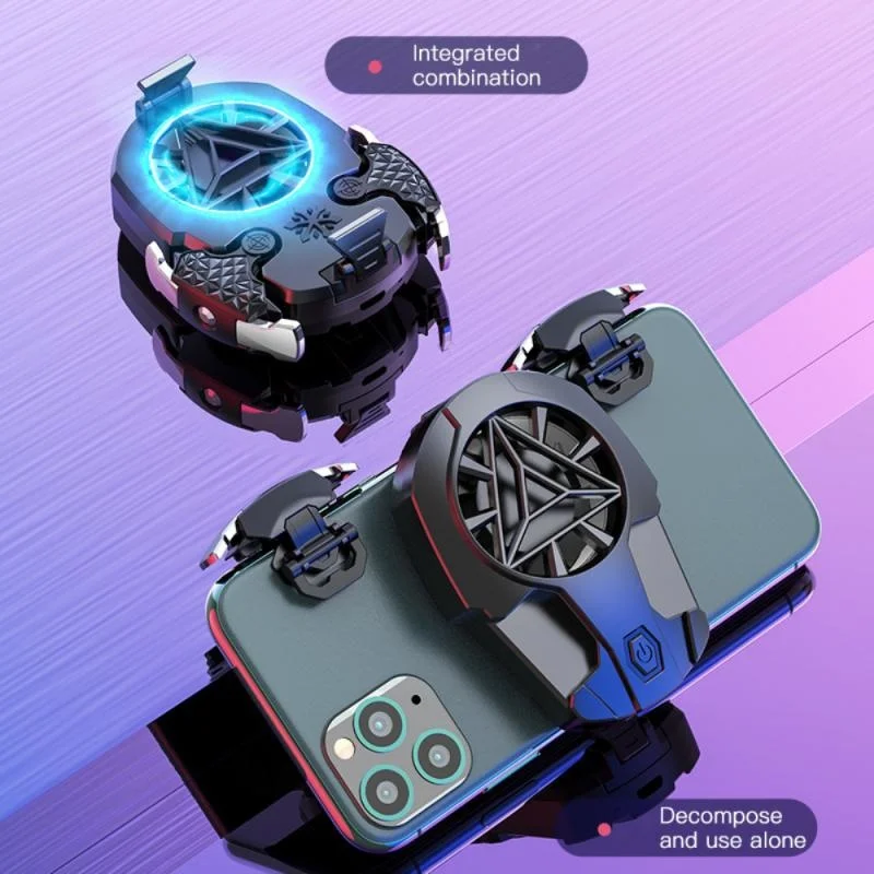

Hot Sale Portable Mobile Phone Radiator Gaming Cooler System Fan Holder Heat Sink Suitable For Samsung Huawei For Xiaomi IPhone
