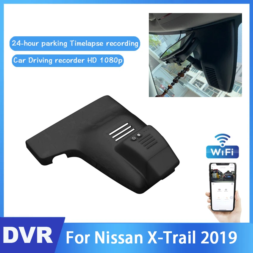 New product! Hidden Driving Recorder Car Wifi Dvr Mini Camera For Nissan X-Trail 2019 Novatek 96672 Car Dash Cam Video Recorder