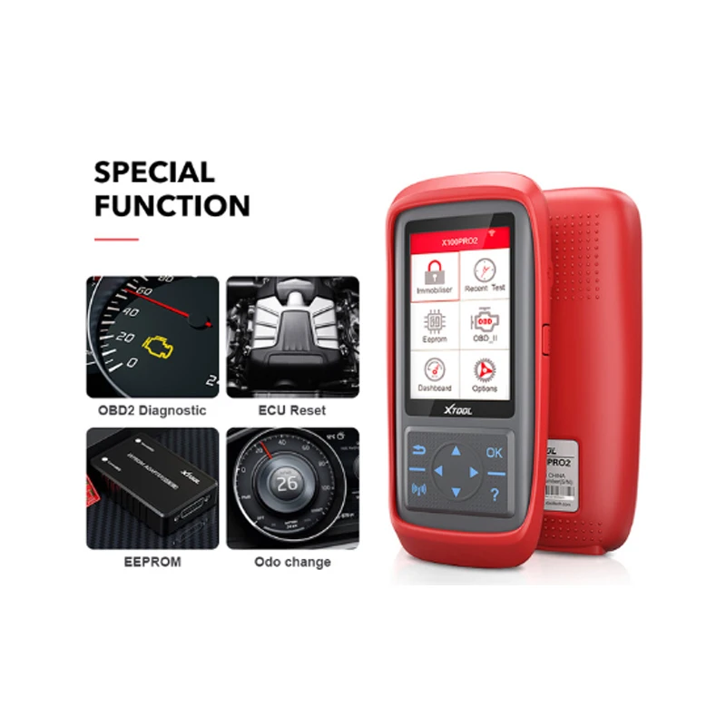 Программатор для ключей XTOOL X100 PAD PRO2 профессиональный сканер OBD2 диагностический