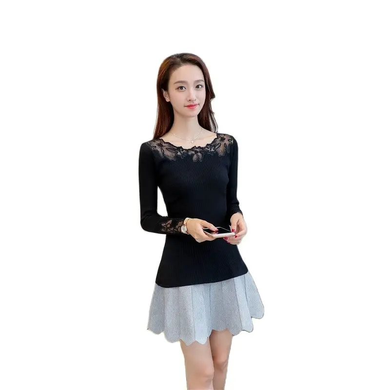 Распродажа 2021 кружевная рубашка с коротким рукавом Женская газовая верхняя