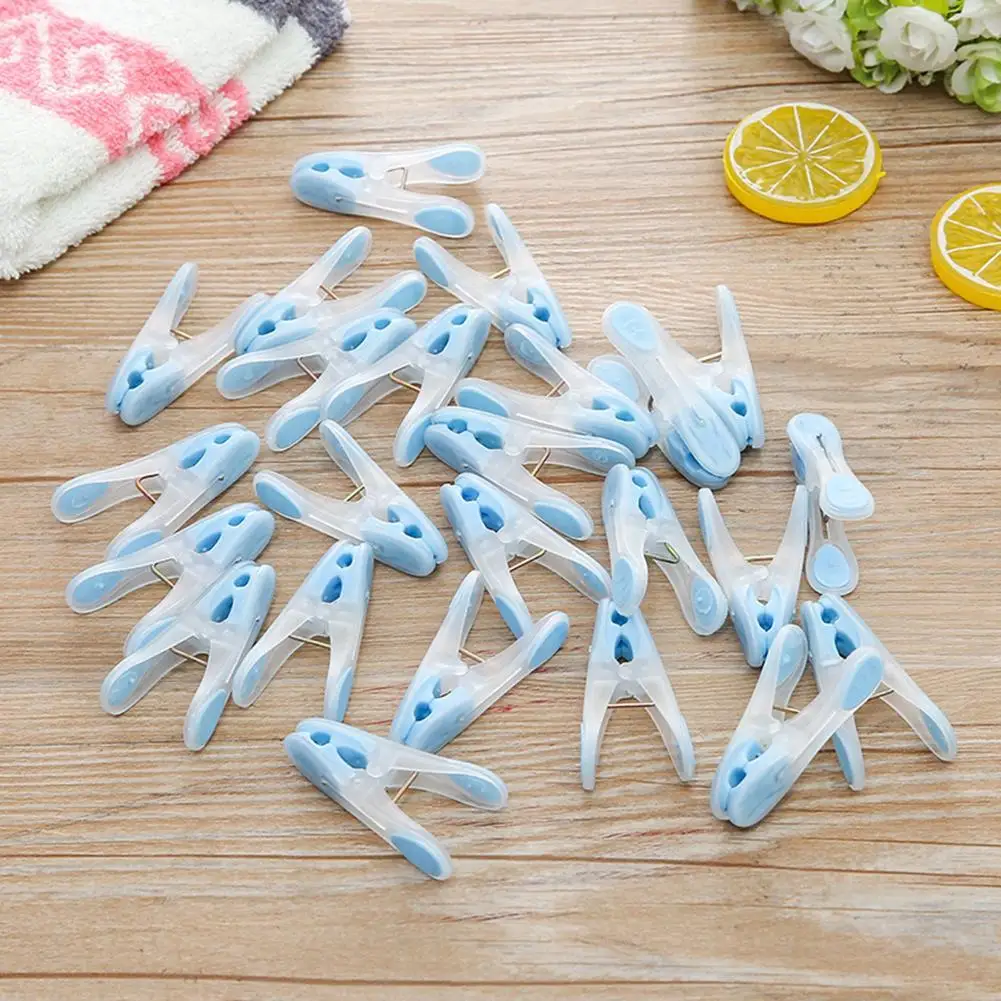 

24 шт., ветрозащитные прищепки для сушки одежды, носков, одеял