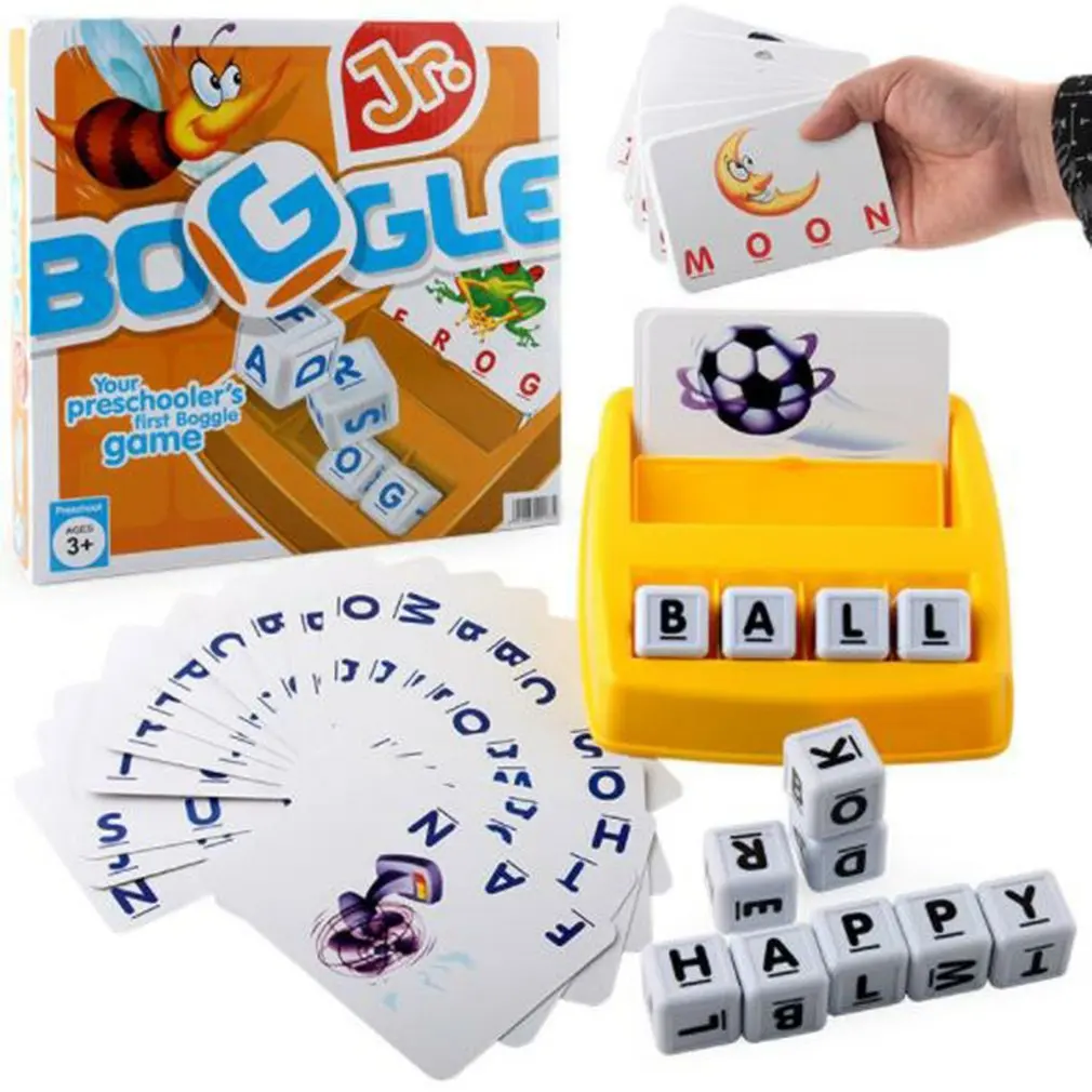 

Children Kids Remember Word Game Learn Word Lettered Collocation Happy Learning English Early Childhood Educational Toy