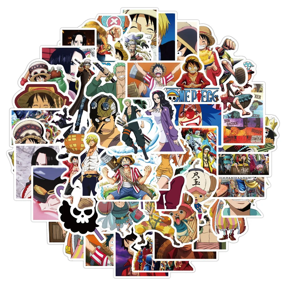 

10/30/50PCS Animation Pirate King: Fanatical Action Personality Decoration Graffiti Waterproof Sticker Notebook Helmet Wholesale