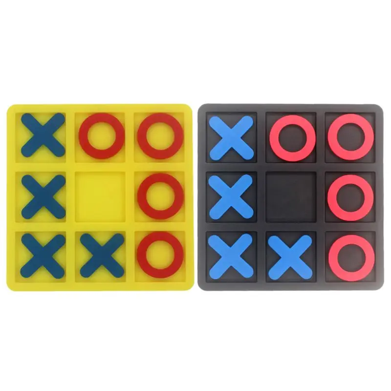 Развивающие игрушки Tic Tac Toe для когнитивного обучения шахматная головоломка OX