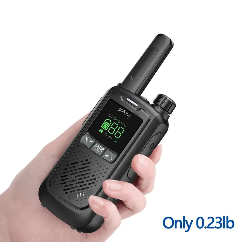 Baofeng Pofung T17 Mini Walkie Talkie PMR/FRS Portable 2pcs Two way Radio USB Charging Radio for Hunting Hotel BF-888S BF-C9