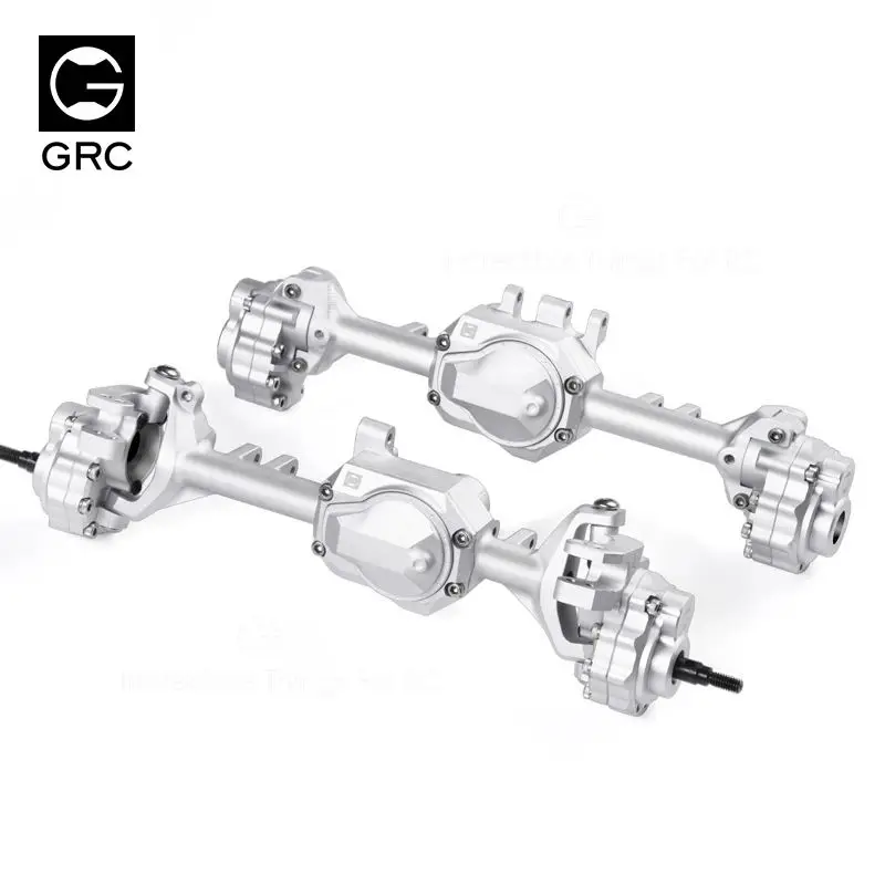 

GRC Metal CNC Integrated G2 Wilderness Ackermann Front and Rear Bridge Axles Set for TRAXXAS 1/10 TRX4 Defender #82056-4 Bronco