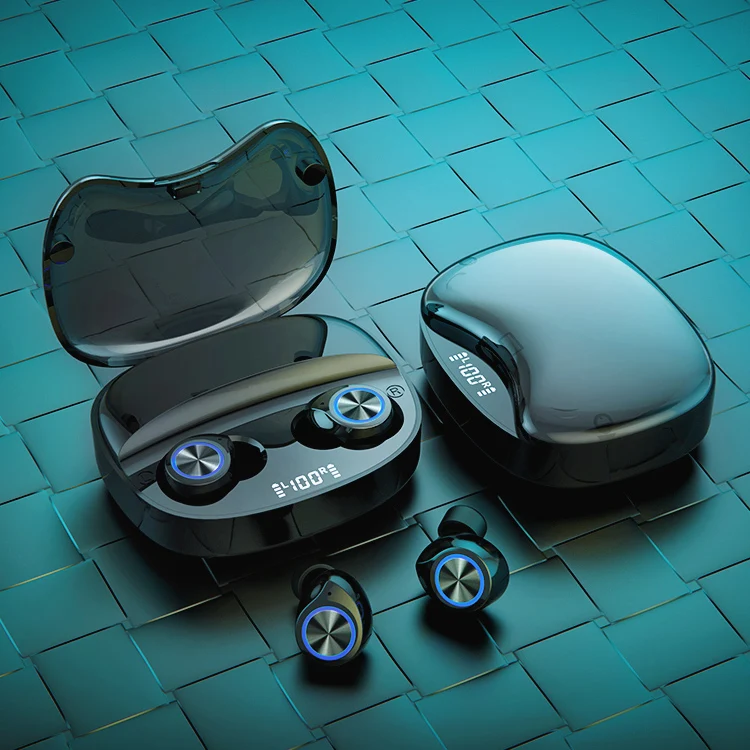 Наушники вкладыши BOHM TW90 с поддержкой Bluetooth 5 0 и цифровым дисплеем|Наушники
