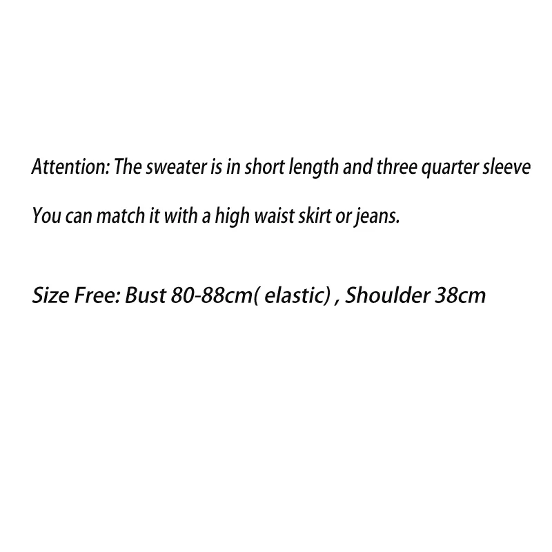 GOPLUS Women's Knitted Jacket Sweater Jumper Warm Cashmere Three Quarter Sleeve Women Swetry Damskie Pull Femme | Женская одежда