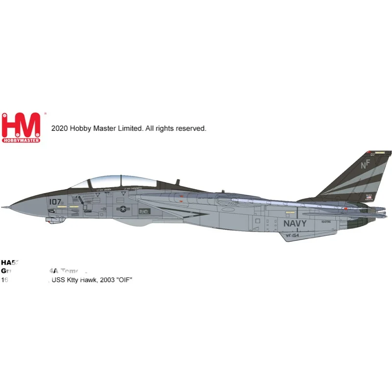 

March ha5234 F14 F-14A, male VF-154, Kitty Hawk, 2003 OIF alloy