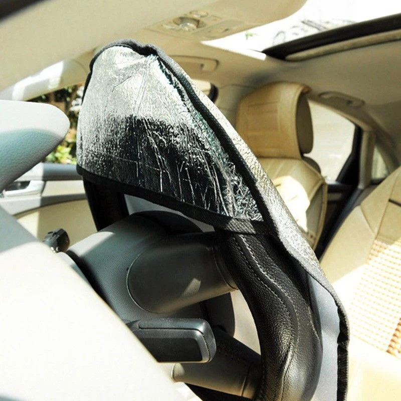 Anti-Heat Car Steering Wheel Sun Shade Cover Double Thick Foil Reflect Sunlight | Автомобили и мотоциклы