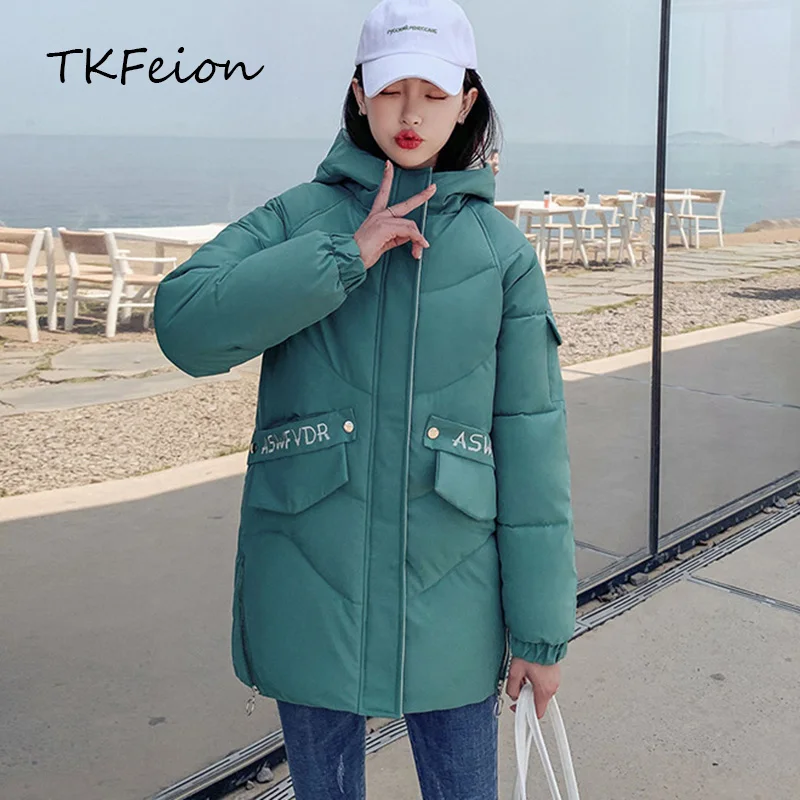 Женские зимние куртки пальто 2019 весна осень женские пуховики с хлопковой