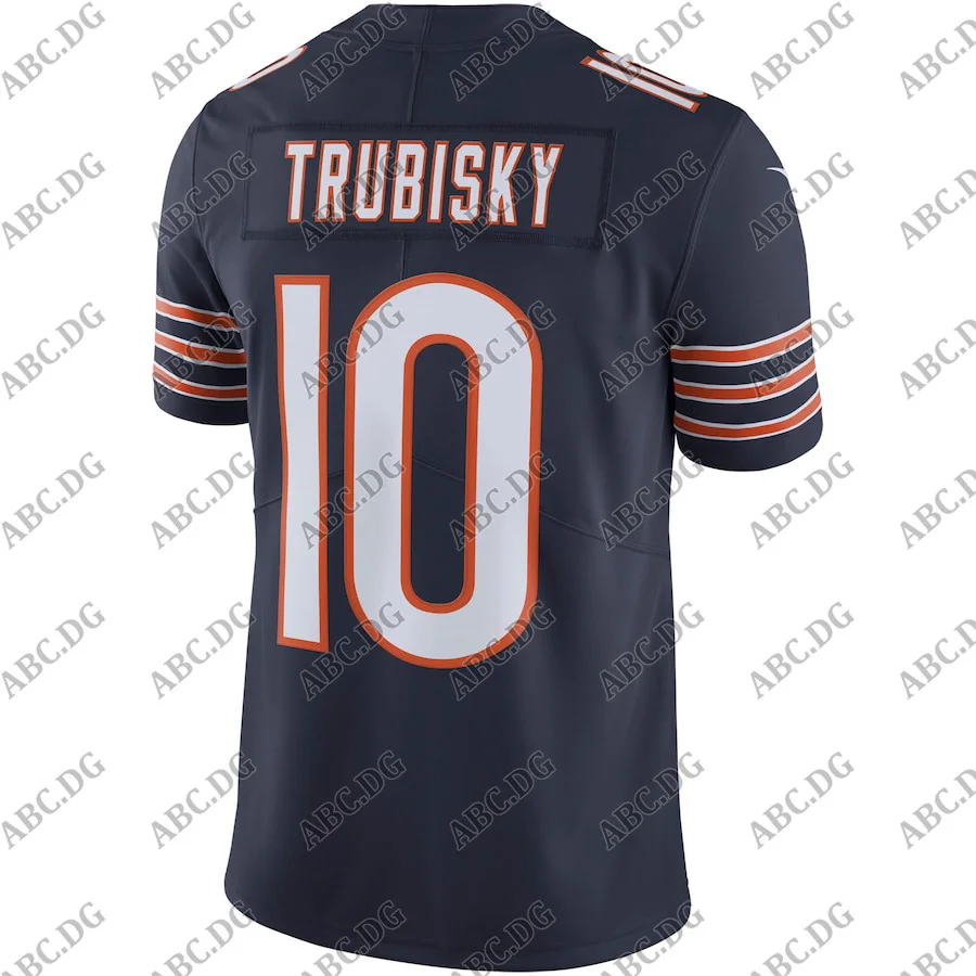 

Customized Stitch American Football Jersey Men Women Kid Youth Chicago Mitchell Trubisky Navy Vapor Untouchable Limited Jersey