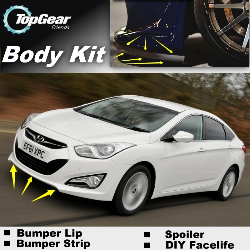 Дефлектор бампера/переднего спойлера ДЛЯ Hyundai i40 дефлектор для TopGear Friends настройка