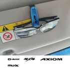 Автомобильный козырек от солнца, футляр для очков, зажим для солнцезащитных очков Isuzu Ascender Axiom D-Max Mu-X SLX 4X4, автомобильные аксессуары