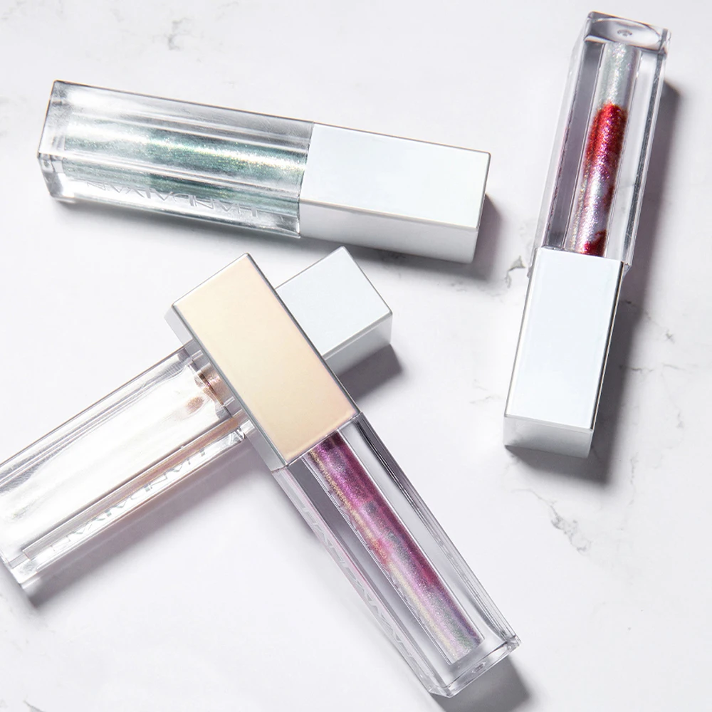 Новинка 10 цветов блестящая Алмазная жидкость для снятия макияжа глаз Хамелеон