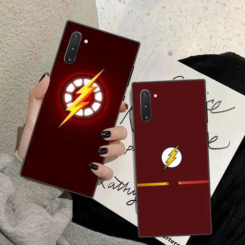 HPCHCJHM Hero The Flash Dc Bling милый чехол для телефона Samsung Note 7 8 9 10 pro Galaxy J7 J8 J6 Plus 2018
