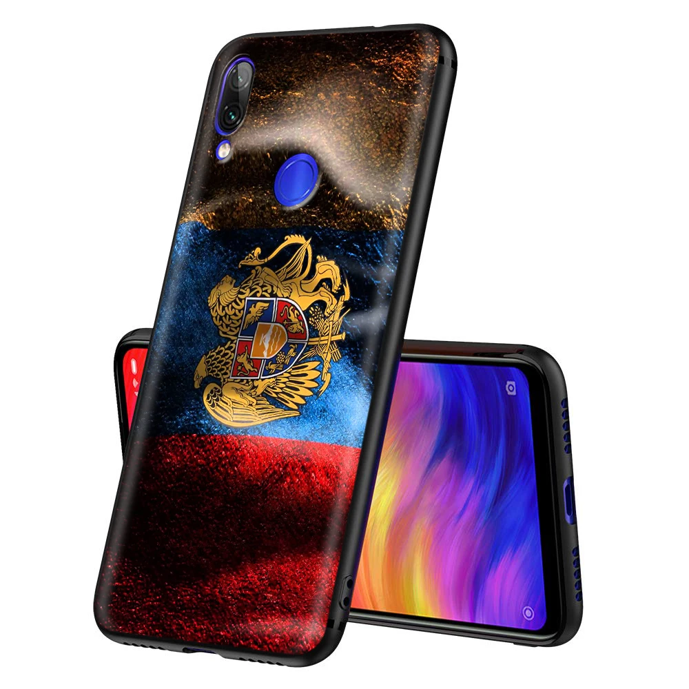Мягкий ТПУ чехол YIMAOC Armenians Flag для Xiaomi Redmi mi Note MAX 3 6 6A 7 mi6 mi8 9 se a1 a2 Pro Lite go pocophone f1 |