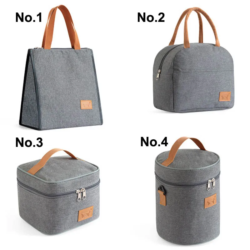 Сумка-холодильник для ланча портативный контейнер еды Термоизолированный тоут