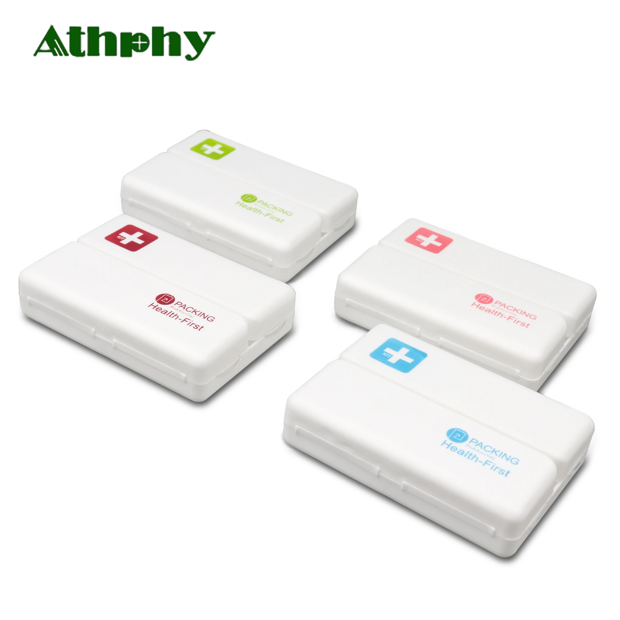 Athphy коробка для таблеток, разветвители, портативные мини-медицинские напоминания, нетоксичный органайзер для таблеток для путешествий, для еды, 7 сеток, чехлы для таблеток