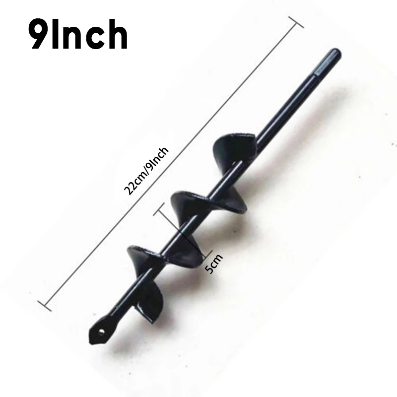 1 шт. спиральный с отверстиями сверла по металлу 9 &quotспиральные садовый Бур