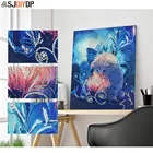 Алмазная вышивка SJDIYDP 5D, алмазная вышивка, кошки, стразы, животные, алмазная Вышивка крестиком, Алмазная мозаика