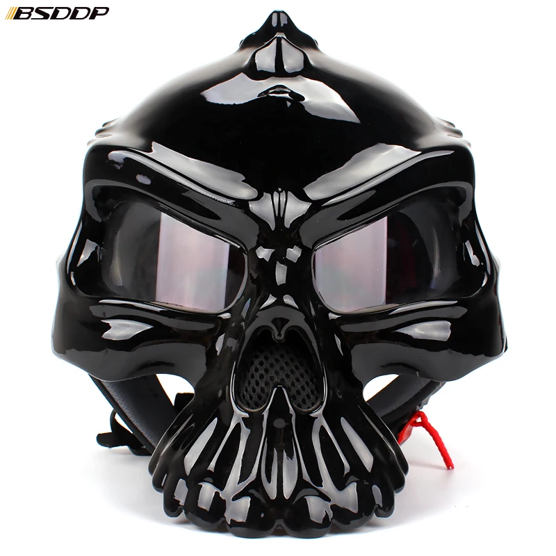 Motorcycle Helmet personality fashion Double Use Skull Half Face Helmets Capacetes Casco Retro Casque Ride safely | Автомобили и