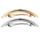 Металлическая Автоматическая заколка-пряжка для волос, большая заколка для конского хвоста, 2 шт.