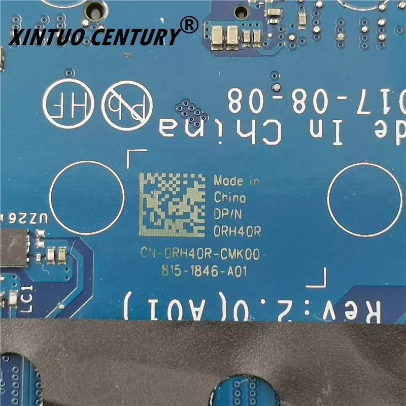 

LA-E081P For DELL Latitude E5480 Laptop Motherboard 0RH40R RH40R CDM70 With SR2F0 i5-6300u CPU DDR4 MB 100% Tested