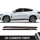 Автомобильная дверь боковые полосы M характеристики наклейка кузов Спорт Гонки Наклейка для BMW X6 M F16 F86 G06 аксессуары