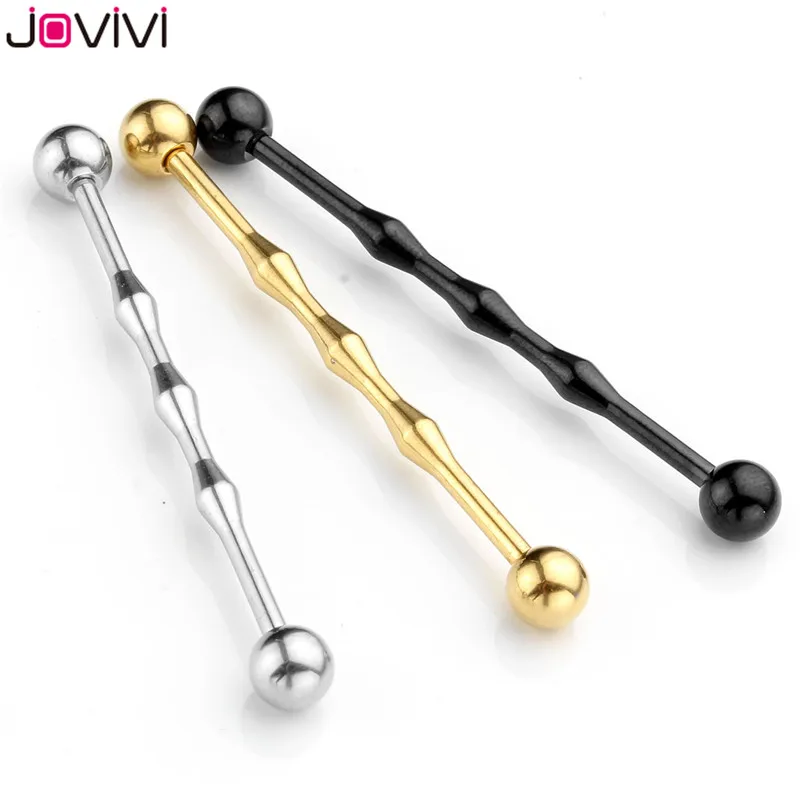 JOVIVI промышленные длинные ушные кости из нержавеющей стали штанга для пирсинга