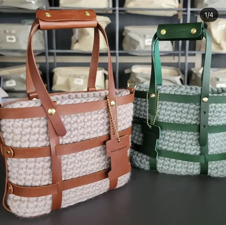 Leather Basket Woman Fashion Tote Hollow Out Basket Bucket Handbag Large Capacity Weave Summer Beach Travel Wedding PU Handbag